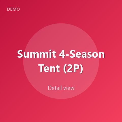 Summit 4-Season Tent (2P)