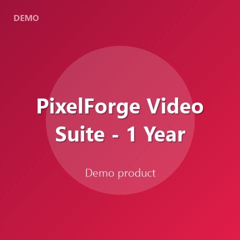 PixelForge Video Suite - 1 Year